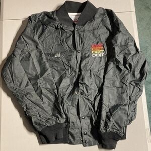 Vintage Todd Black Bomber Jacket COIT Cleaning Restoration Embroidered Uniform
